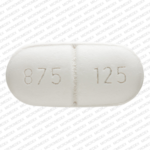 what is amoxicillin and clavulanate potassium 875 mg used for