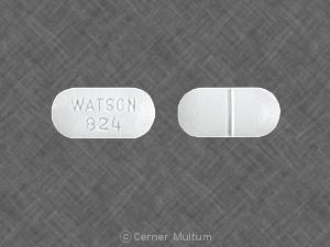 White oval pill with watson 349 on one.