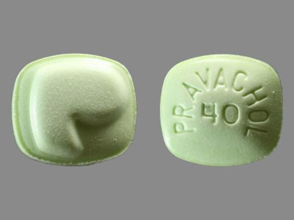 PRAVACHOL 40 LOGO P Pill Pravachol 40 mg