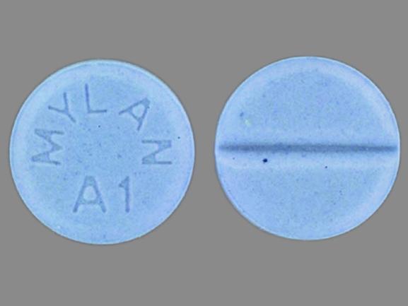 alprazolam white round pill