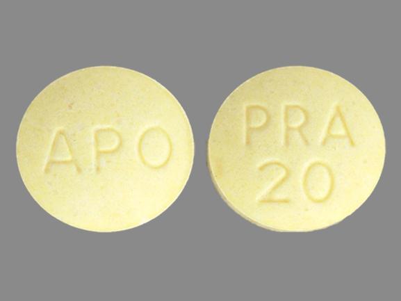 APO PRA 20 Pill pravastatin 20 mg
