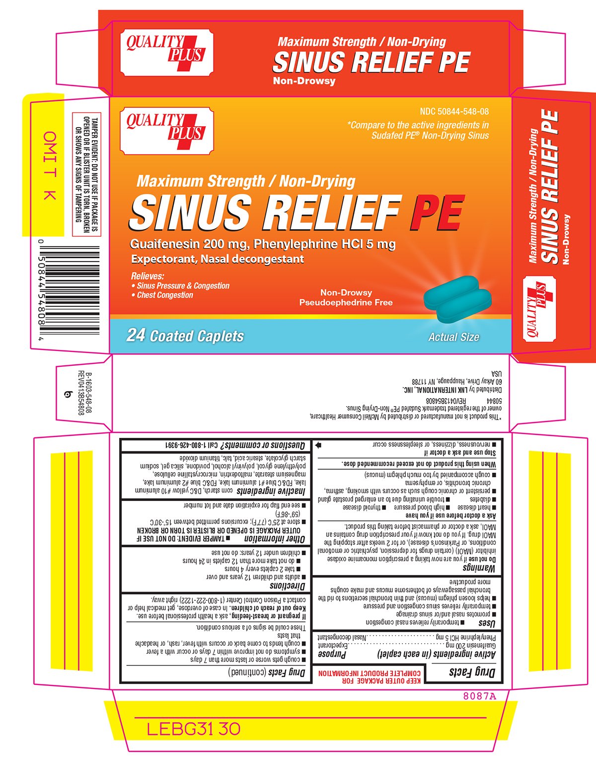 Sinus Relief PE Maxium Strength (L.N.K. International, Inc ...