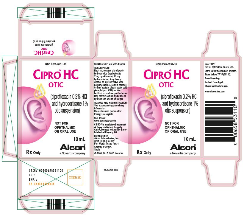 Cipro HC Otic - FDA prescribing information, side effects and uses